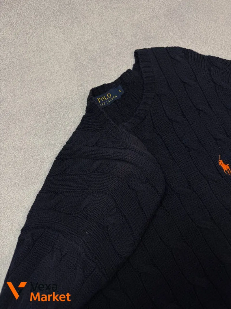 Polo Ralph Lauren Cable Knit Crew Neck Sweater L — фото 7