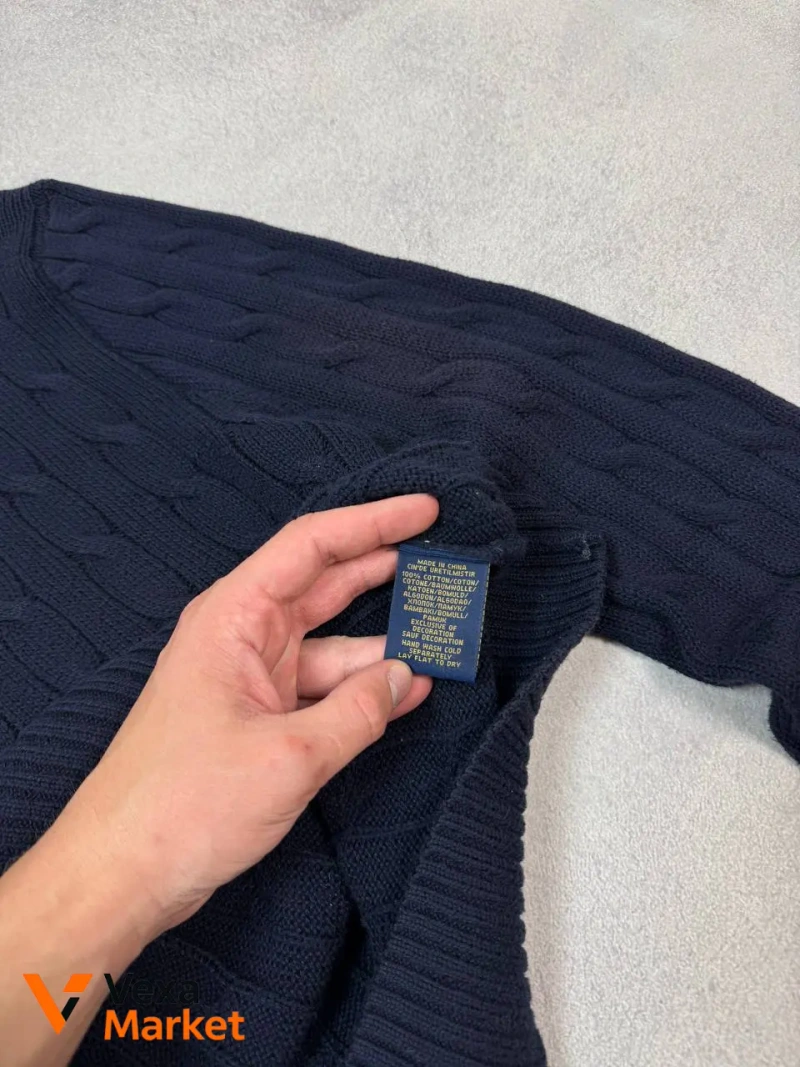 Polo Ralph Lauren Cable Knit Crew Neck Sweater L — фото 8