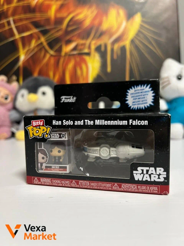 Star Wars Funko Bitty Pop! Han Solo and The Millennium Falcon #321