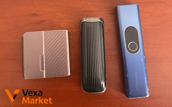 3 под-системы Vaporesso (Aurora Play, XROS Mini, XROS 2) б/у одним лотом
