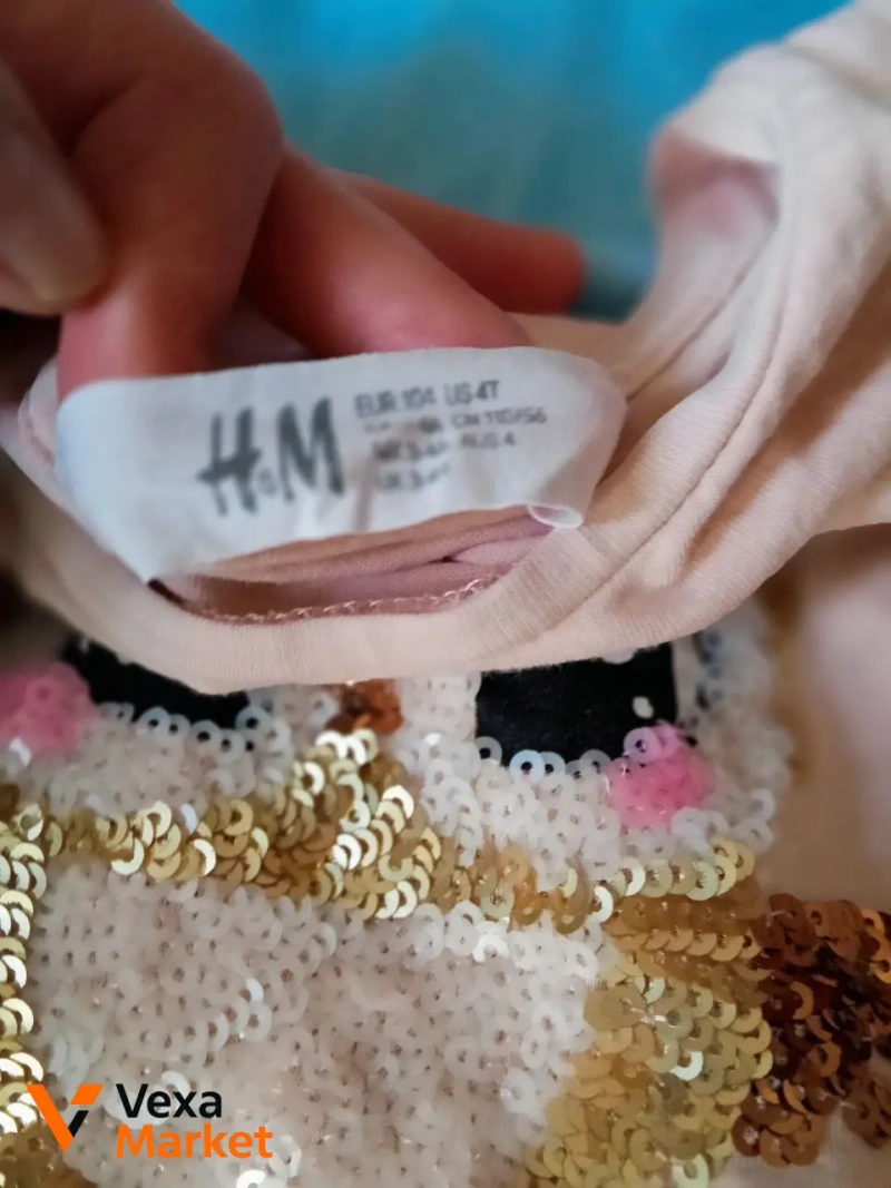 Кофтинка H&M з совою для дівчинки, розмір 92-98 — фото 2