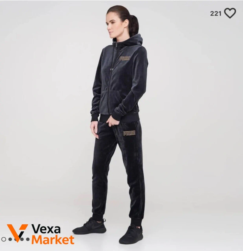 Графітовий костюм Puma оригінал розмір XS-S — фото 3