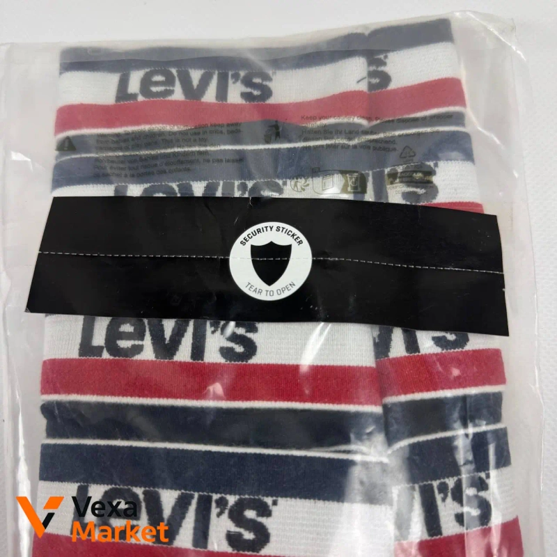 Чоловічі оригінальні боксери Levis (комплект 5 шт) — фото 5