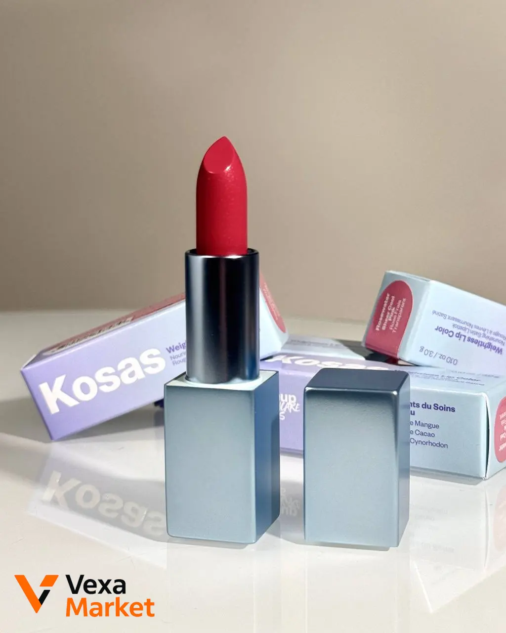 Kosas Weightless Lip Color Nourishing Satin Lipstick, відтінок Rosewater, 3g