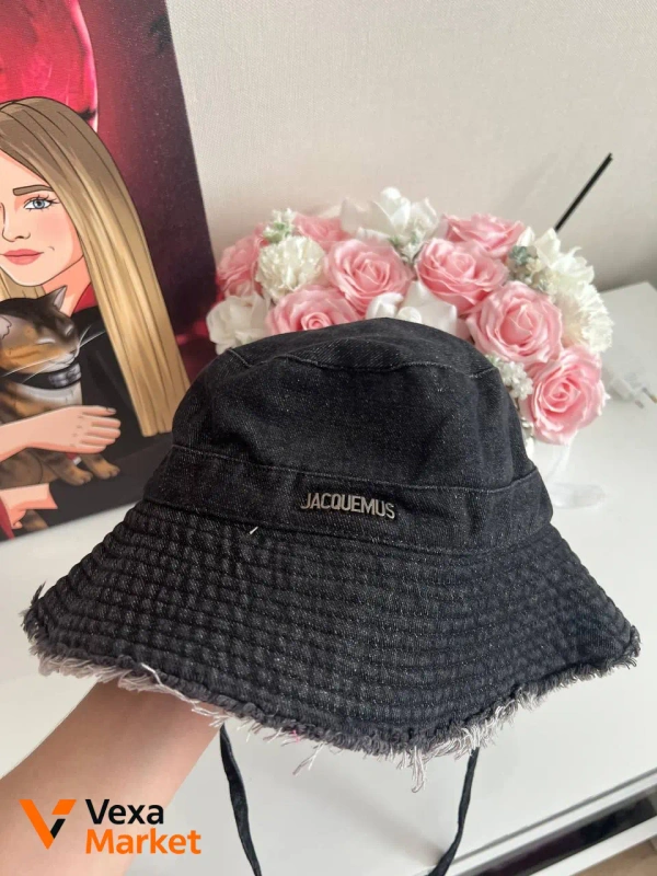 Панама Jacquemus чорна та біла
