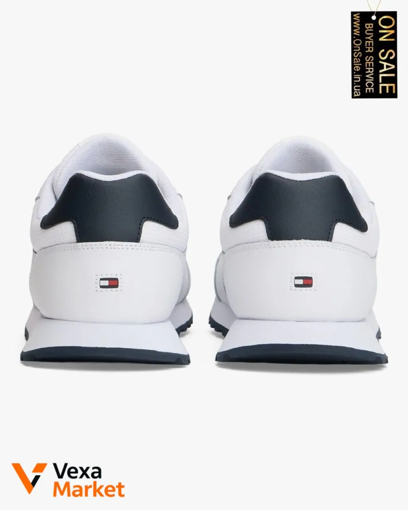 Чоловічі кросівки Tommy Hilfiger зі смугами в фірмових кольорах — фото 4