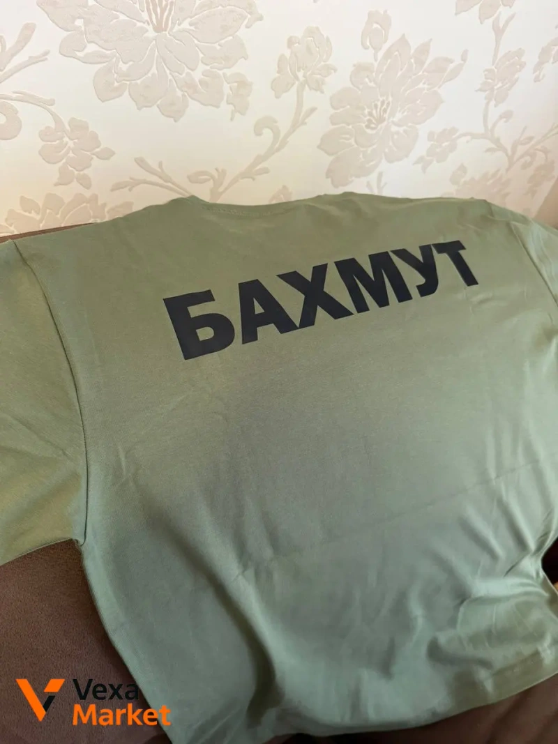 Футболка лімітована Козаки Бахмут хакі — фото 2