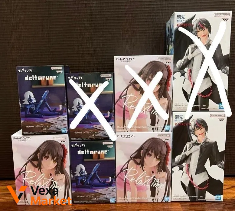 Колекційні фігурки Banpresto Deltarune та Date A Live
