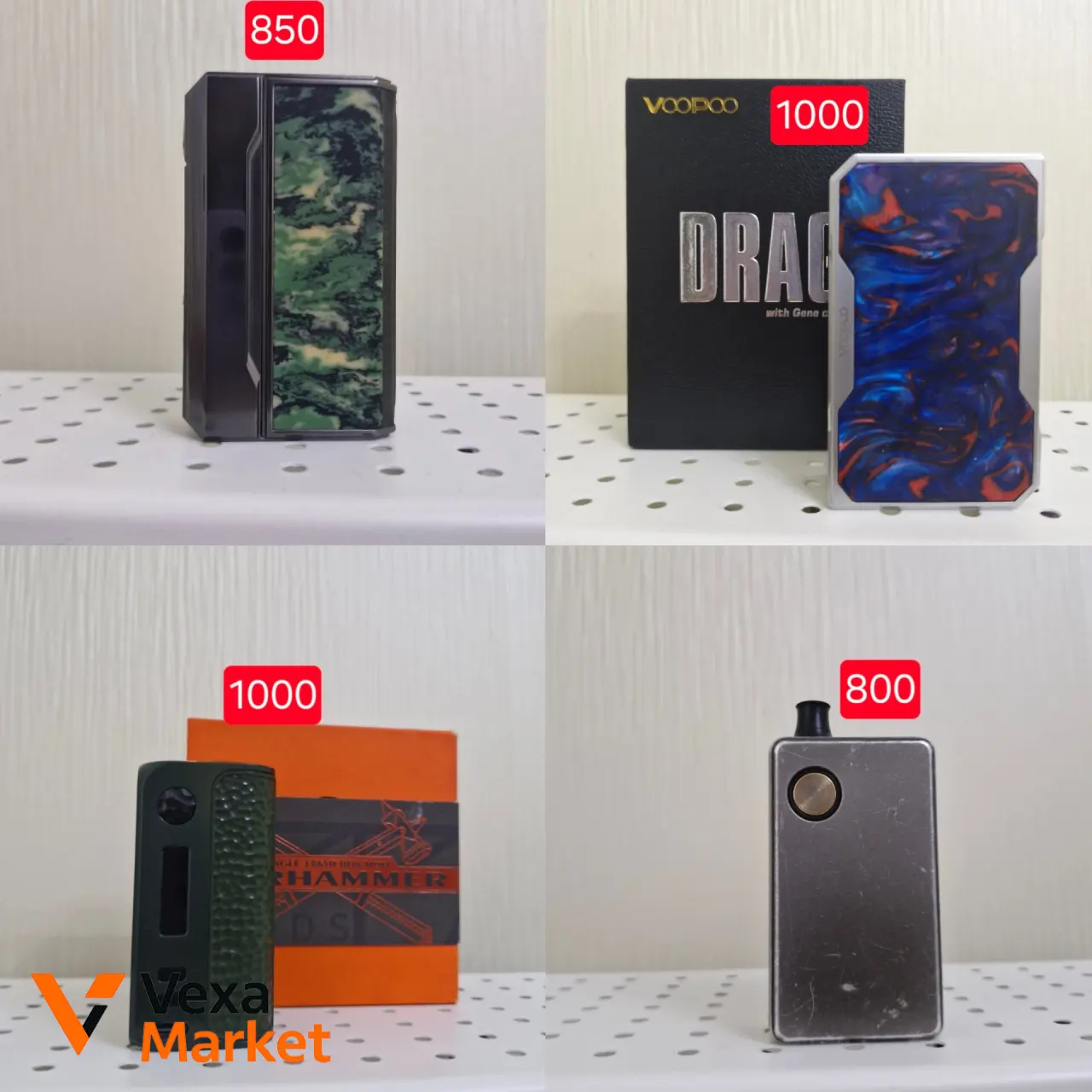 Батарейні моди Voopoo Drag, Warhammer, DotAIO SE