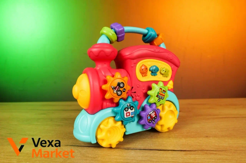 Іграшка Wtoys Потяг музичний з шестернями та підсвічуванням 49454 — фото 2