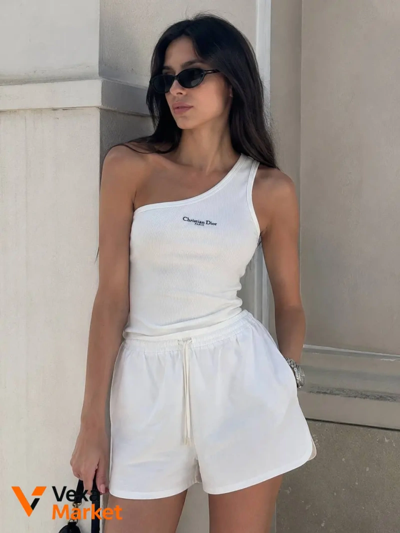 Майка Christian Dior біла — фото 2