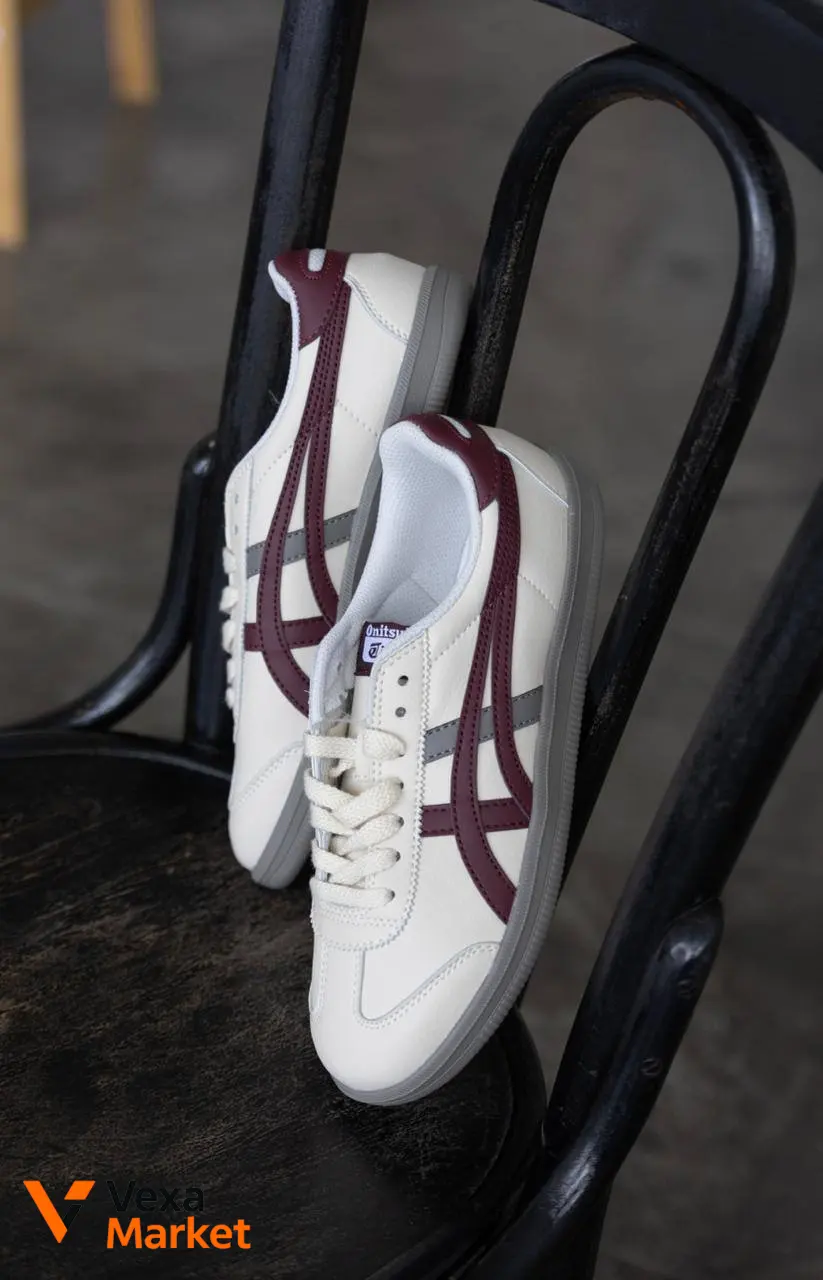 Asics Onitsuka Tiger Tokuten Beige шкіряні кросівки