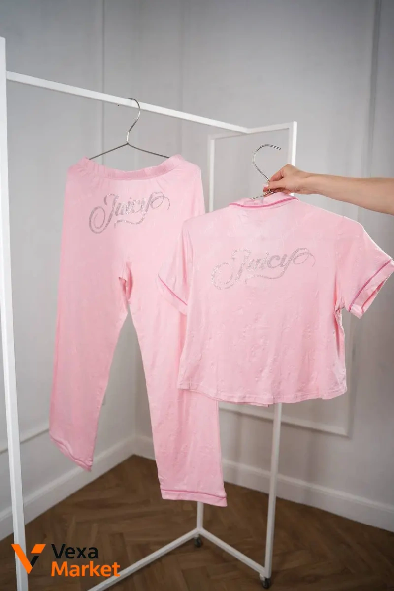 Піжама жіноча Juicy Couture рожева розмір S — фото 2