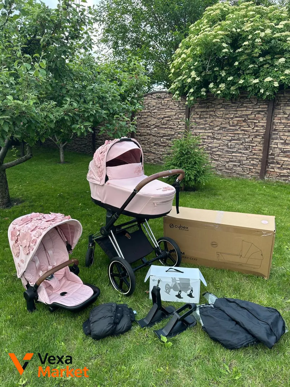 Візок Cybex Priam 2 в 1 рожевий