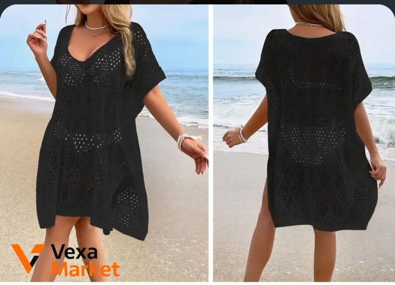 Жіночий купальник XL, в'язана туніка XXL та сукня M-XL — фото 6