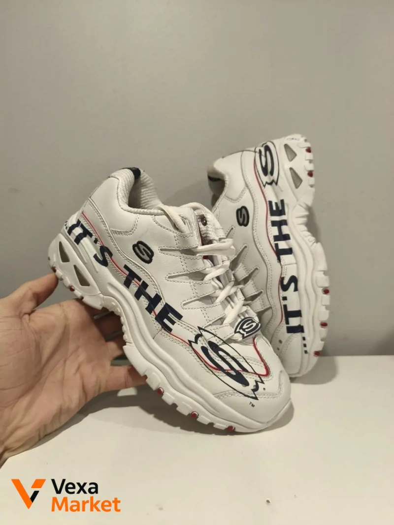Skechers шкіряні кросівки — фото 3