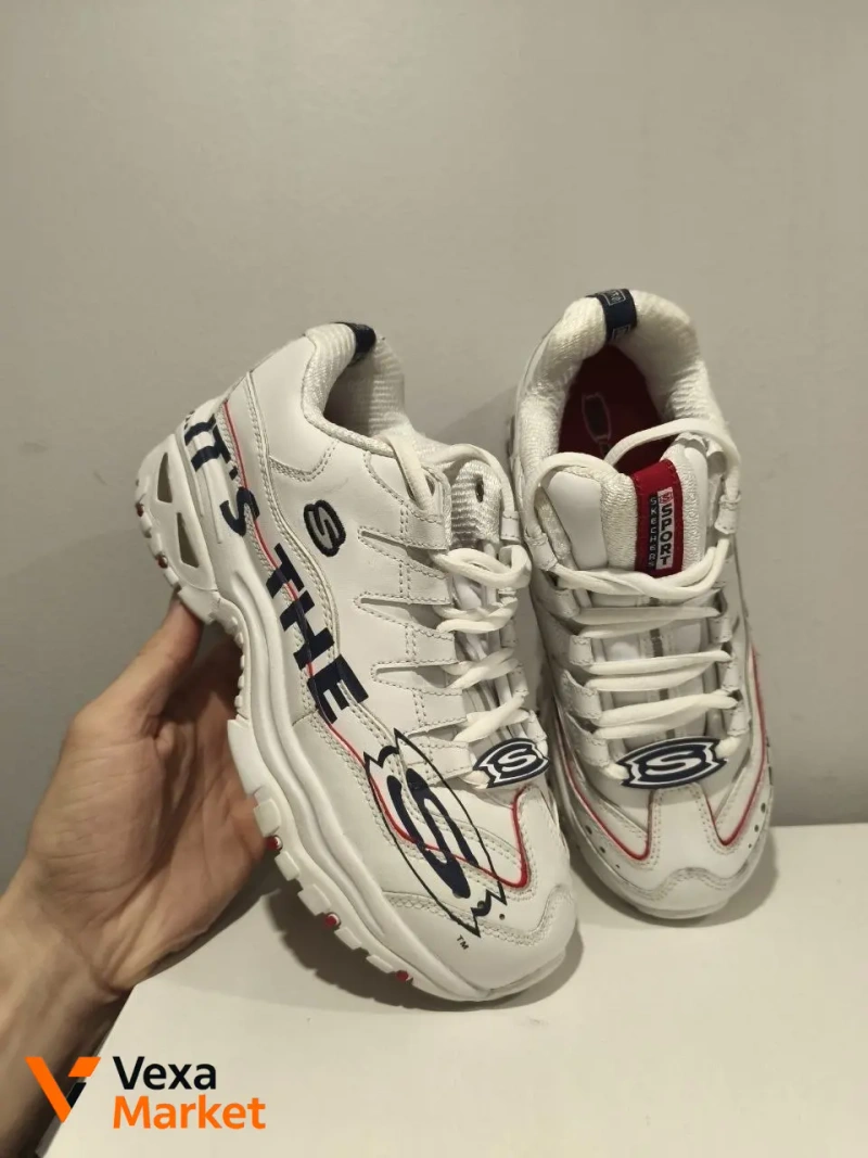 Skechers шкіряні кросівки — фото 4