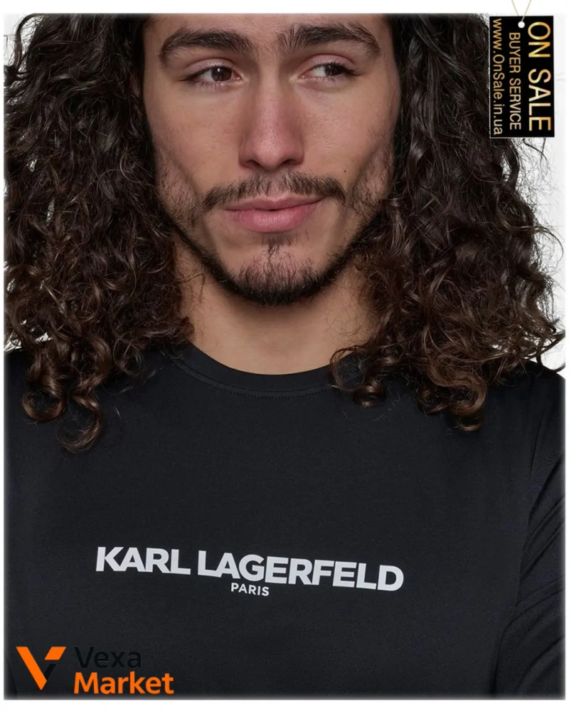 Чоловічий рашгард Karl Lagerfeld Paris з довгим рукавом — фото 4