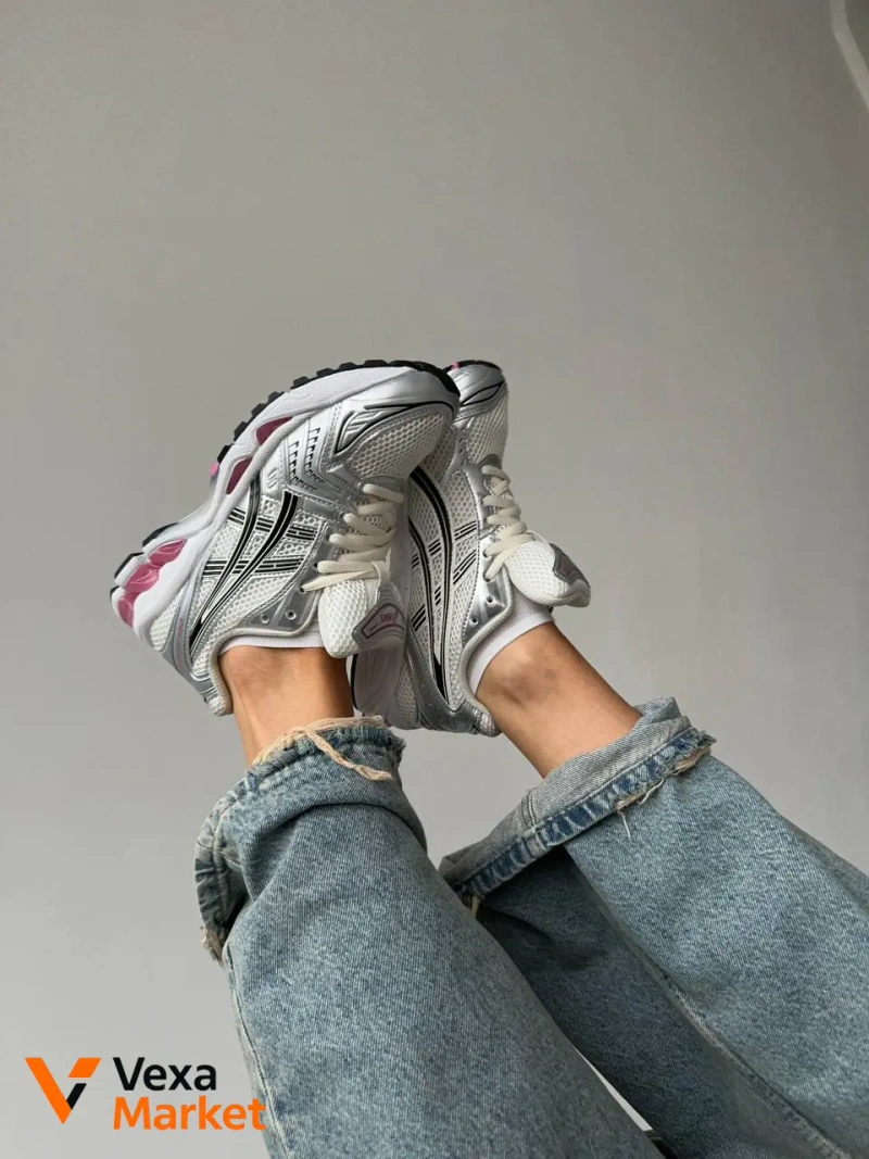 Asics Gel-Kayano 14 Silver Pink — фото 5