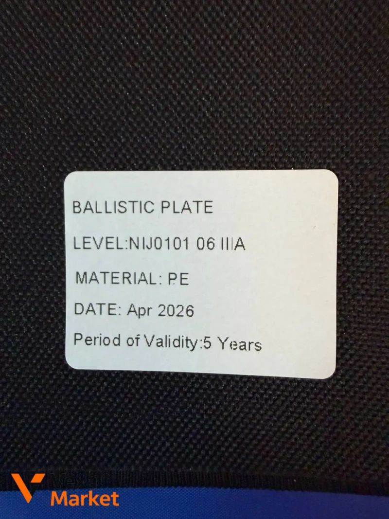 Бронеплита UHMWPE / PE NIJ IIIA, розмір М «25×30» — фото 2