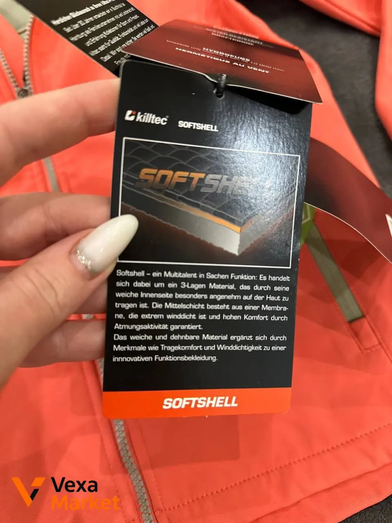 Вітровка Killtec Softshell 152см коралово-рожева нова — фото 3