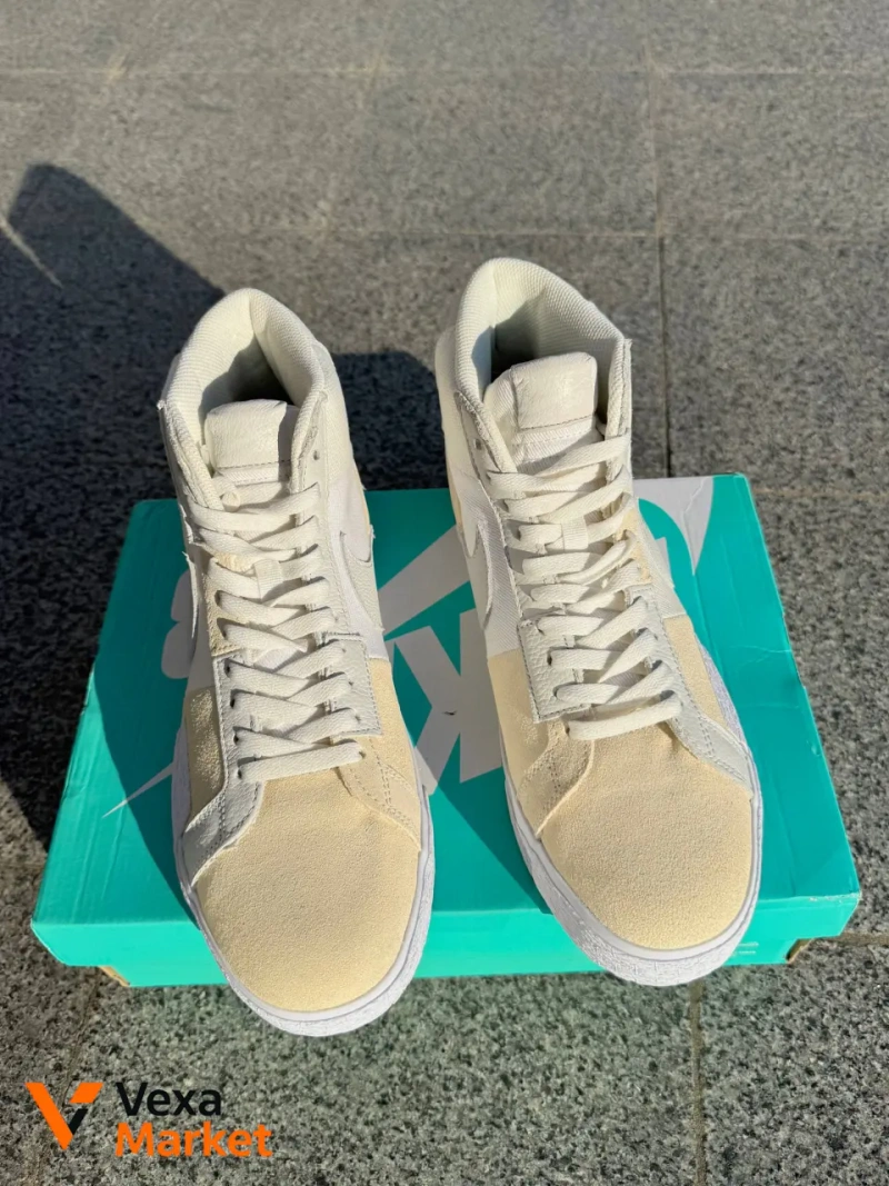 Nike SB Zoom Blazer Mid PRM "Blanc White" Розмір 44 (28 см) — фото 2