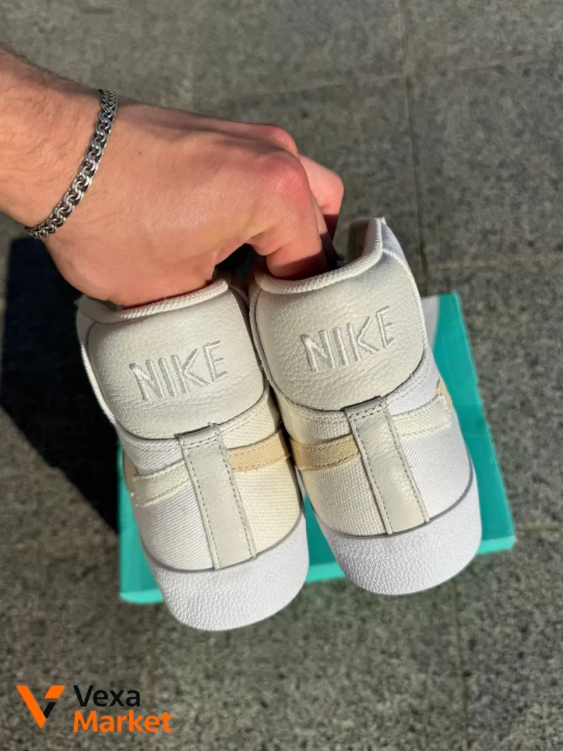 Nike SB Zoom Blazer Mid PRM "Blanc White" Розмір 44 (28 см) — фото 3