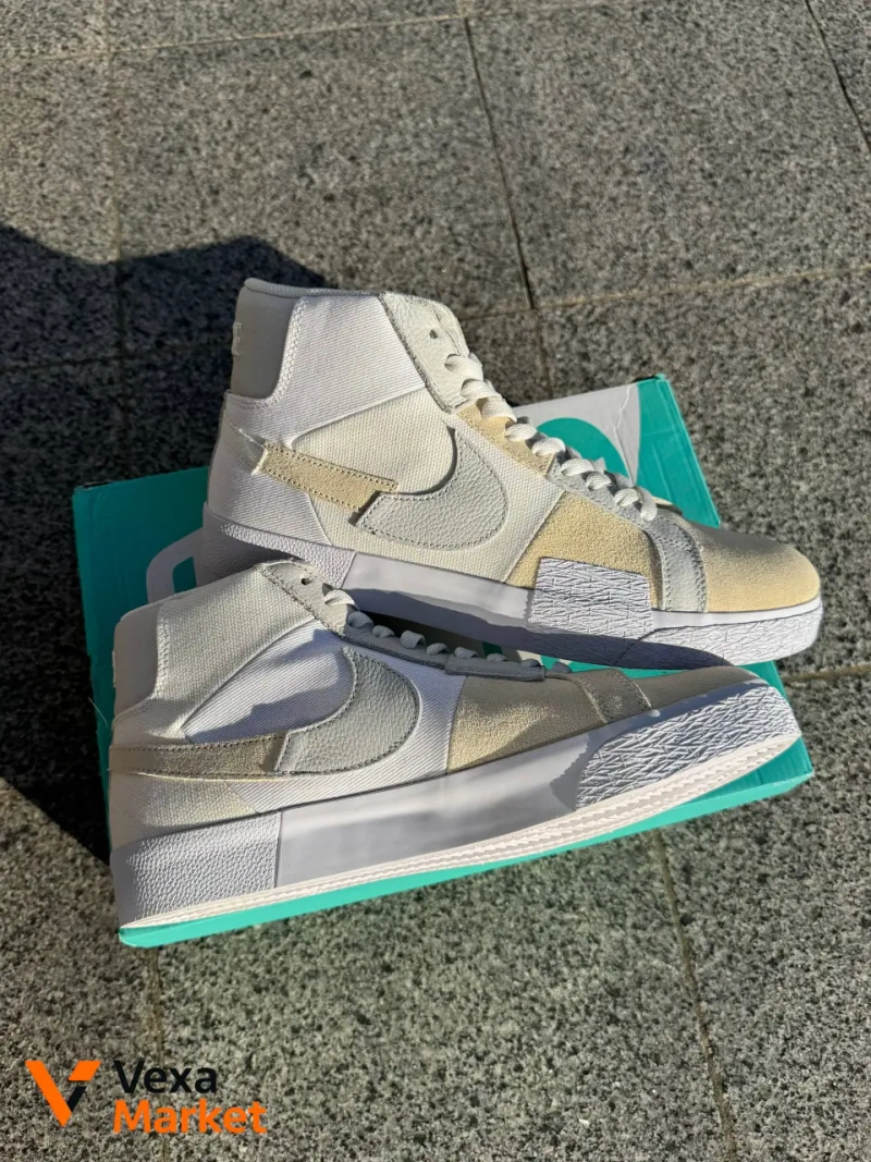 Nike SB Zoom Blazer Mid PRM "Blanc White" Розмір 44 (28 см) — фото 5