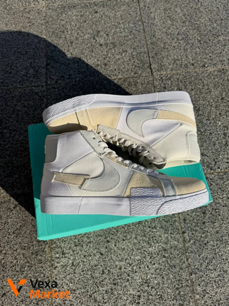 Nike SB Zoom Blazer Mid PRM "Blanc White" Розмір 44 (28 см) — фото 6