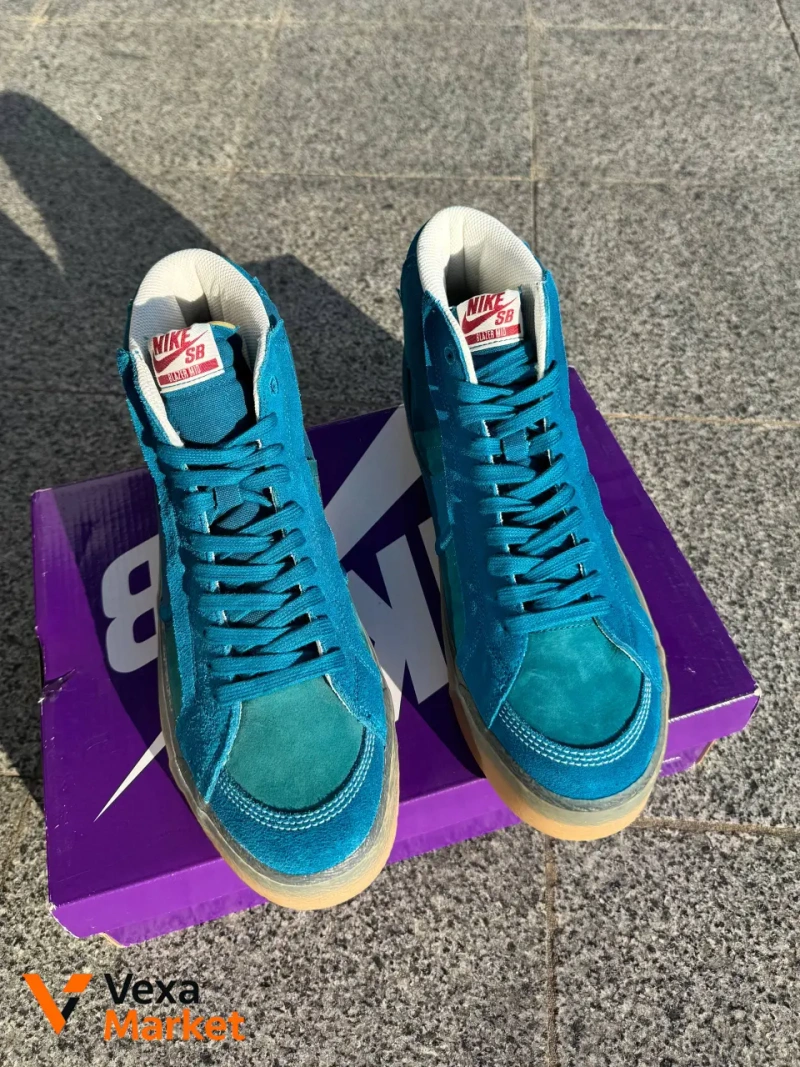 Nike SB Zoom Blazer Mid PRM "Abyss Green" 44 р. — фото 2