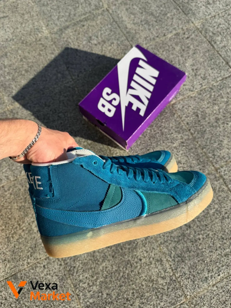 Nike SB Zoom Blazer Mid PRM "Abyss Green" 44 р. — фото 6