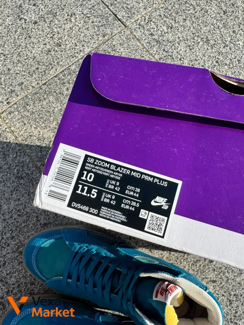 Nike SB Zoom Blazer Mid PRM "Abyss Green" 44 р. — фото 8