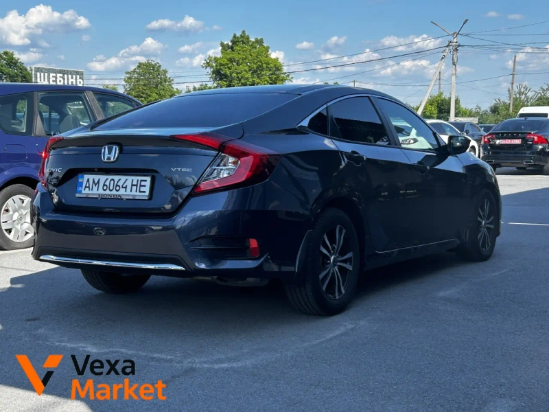 Honda Civic X покоління (FL) 2020 2.0 л. Сірий — фото 2