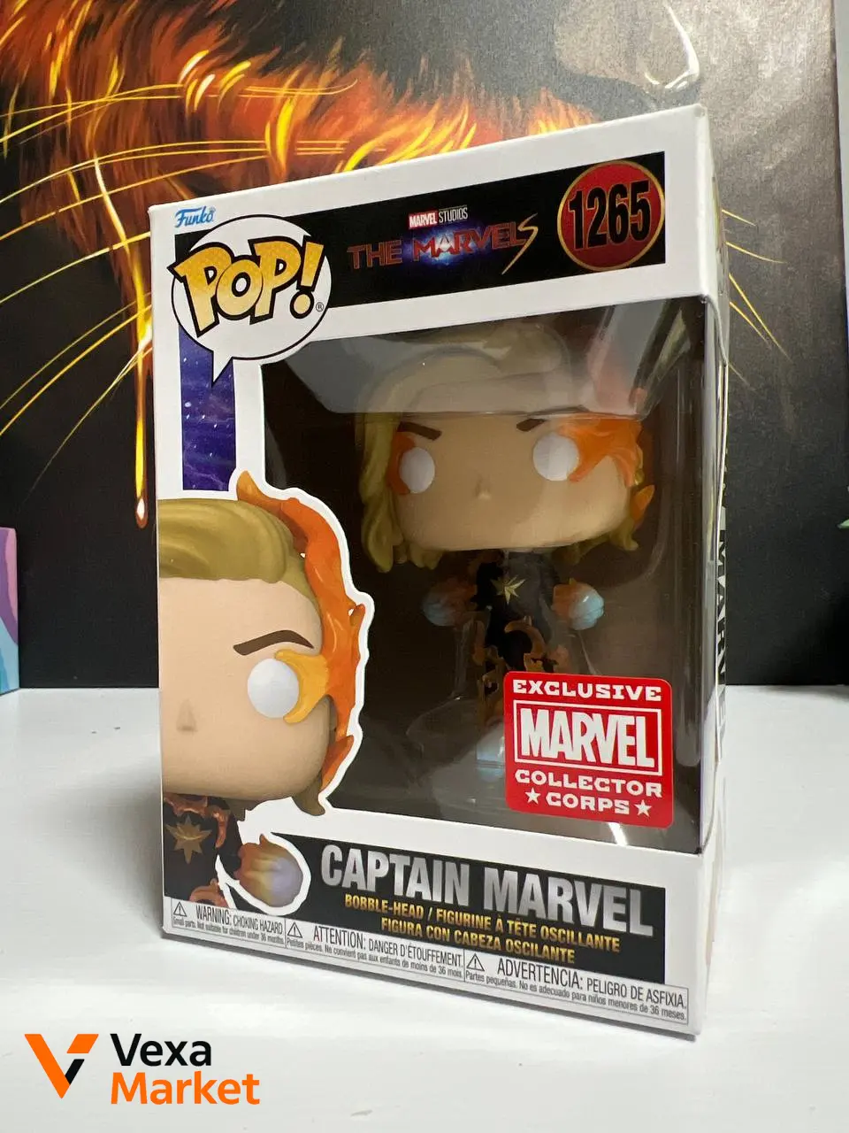 Funko Pop! Captain Marvel #1265 The Marvels Exclusive Marvel Collector Corps