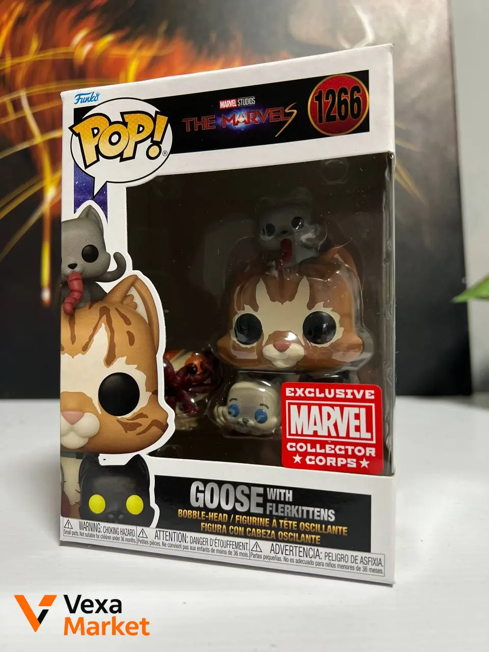 Funko Pop! The Marvels Goose with Flerkittens #1266