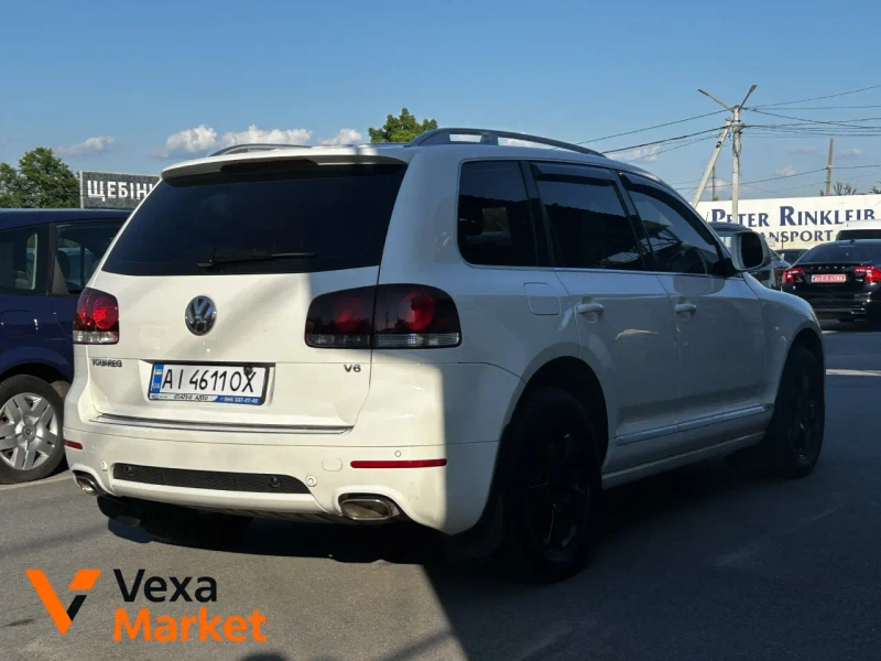 Volkswagen Touareg 2008 Білий, Газ/Бензин 3.6 л. — фото 2
