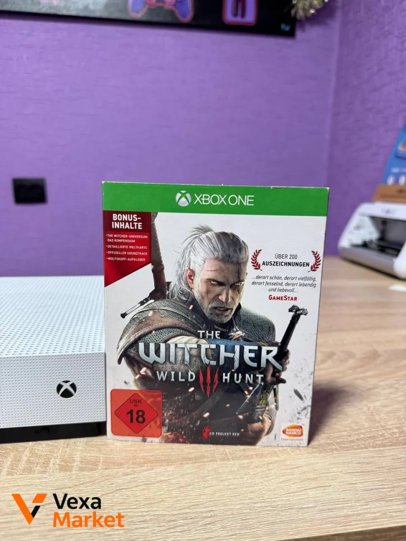 Xbox One S з дисководом та грою The Witcher — фото 2