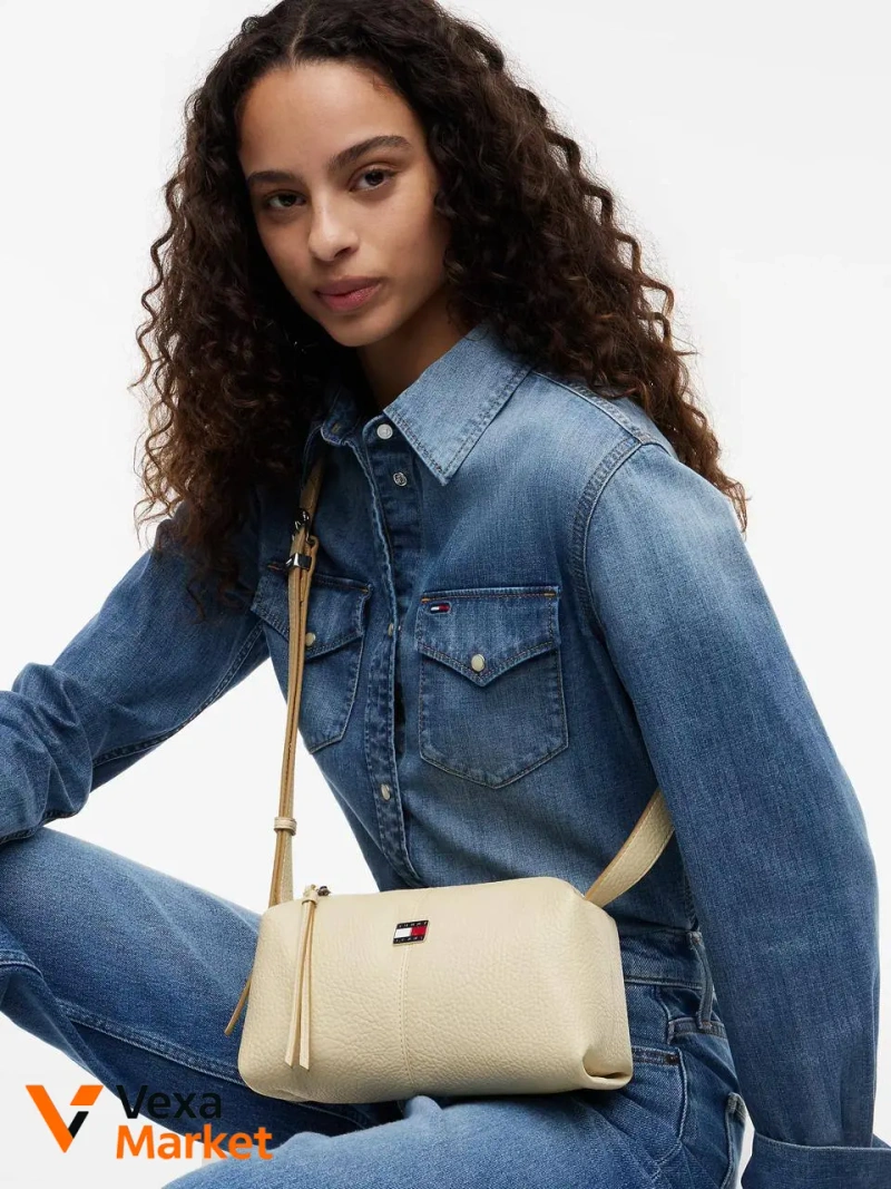 Tommy Hilfiger Сумочка джинсовая — фото 8