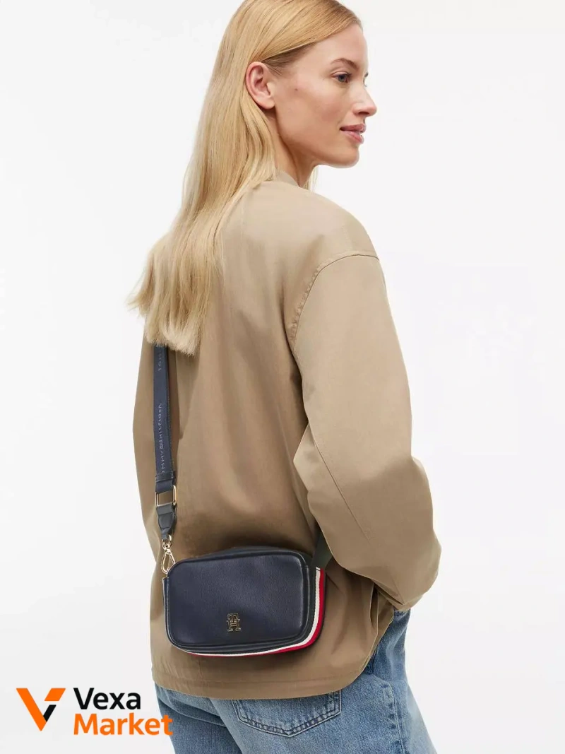 Tommy Hilfiger Сумочка красная — фото 7
