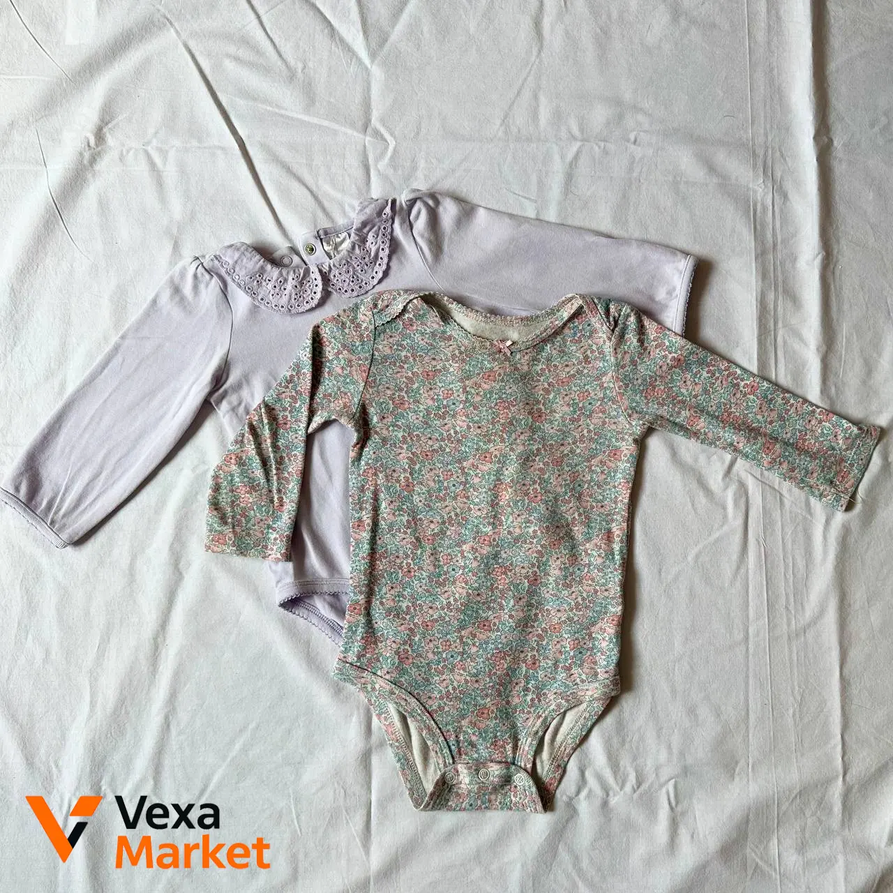 Боді H&M та Carters для дівчинки 80-86 см