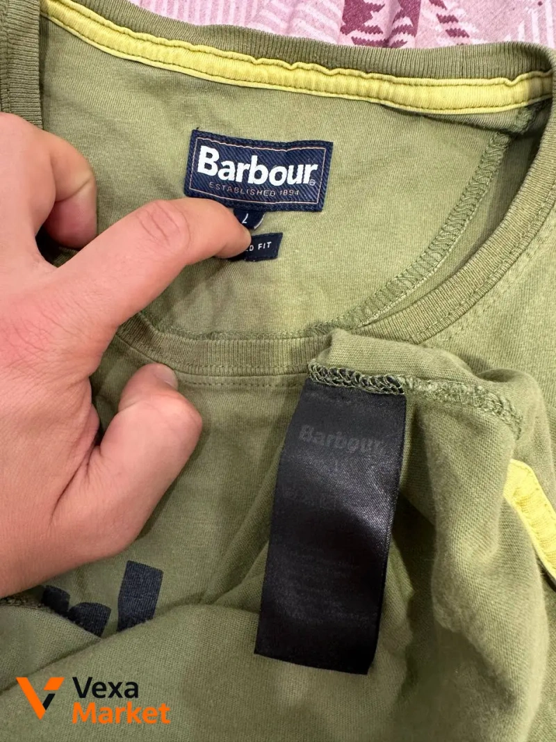 Barbour t shirt L — фото 3
