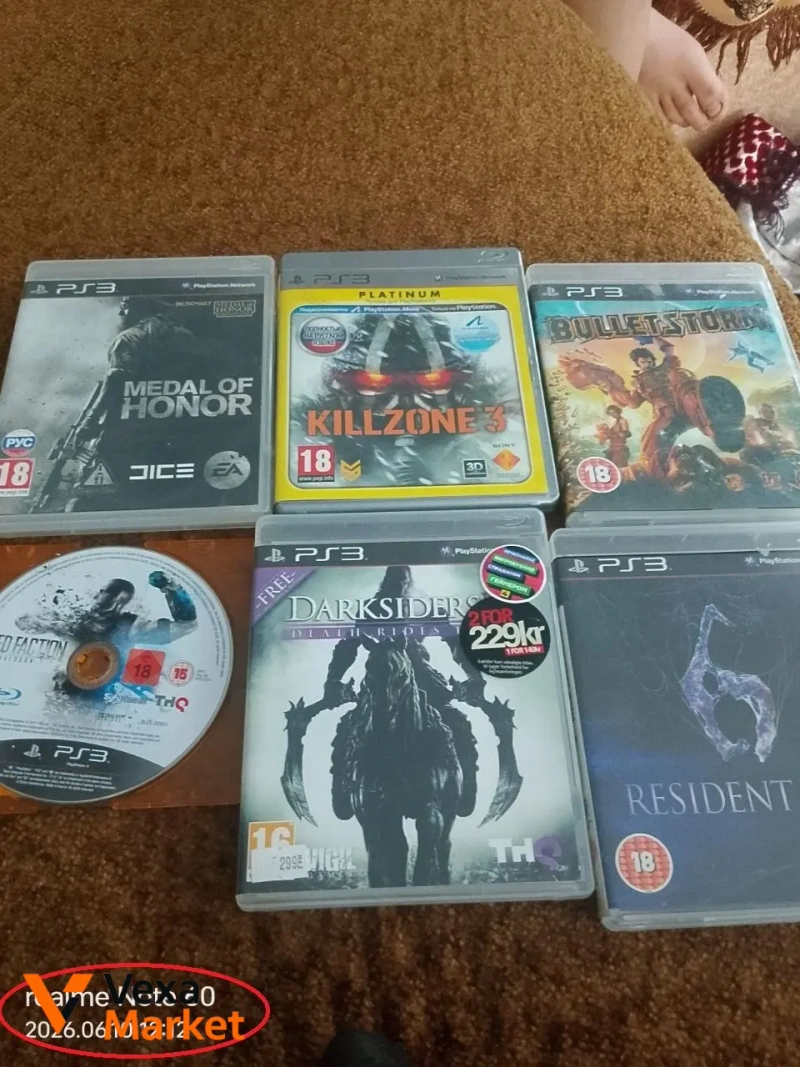 Игры для PlayStation 3: Darksiders, Killzone 3, Bulletstorm, Medal of Honor, Resident Evil 6 — фото 2