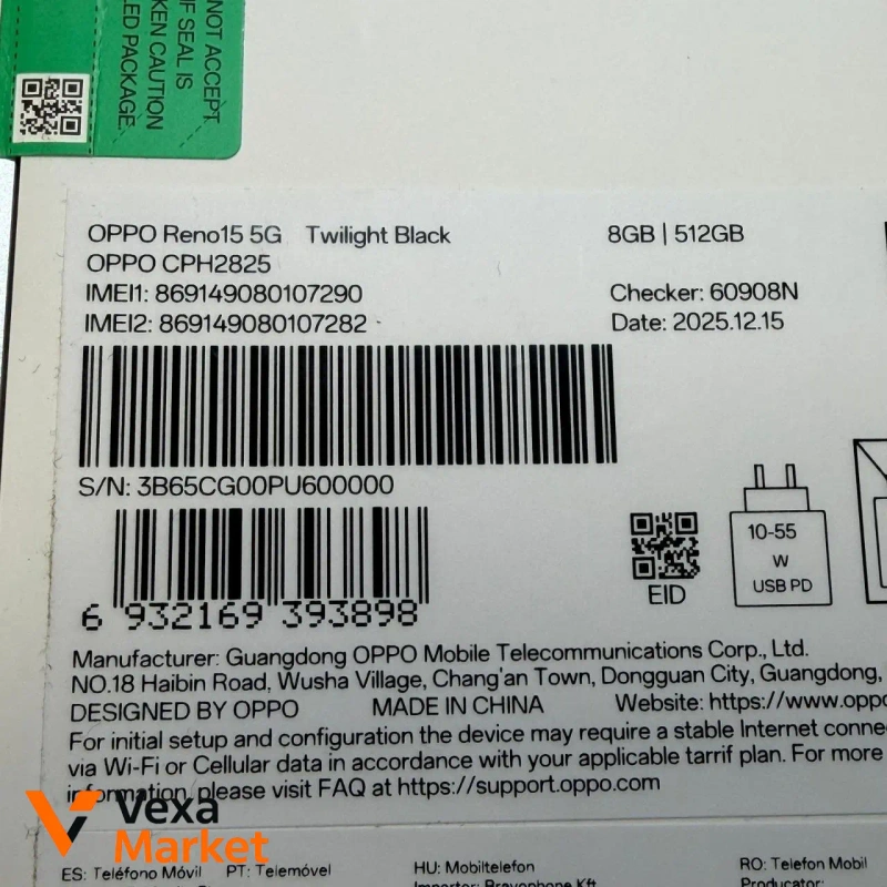Oppo Reno 15 5G 8/512 GB Black — фото 3