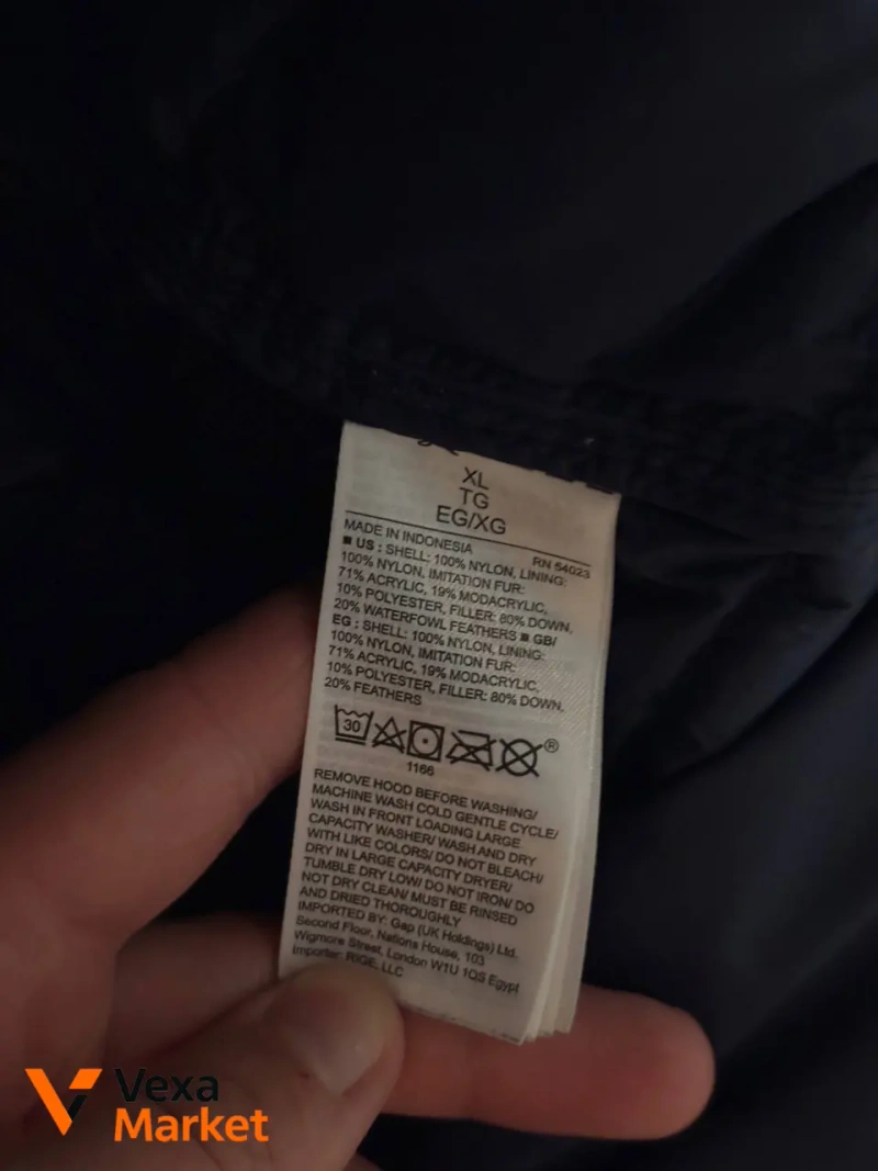 Пухова жилетка Gap розмір Л — фото 6
