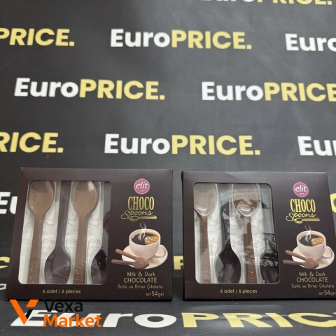 Π¨ΠΎΠΊΠΎΠ»Π°Π΄Π½Ρ Π»ΠΎΠΆΠ΅ΡΠΊΠΈ Elite Choco Spoons Milk & Dark Chocolate 54Π³