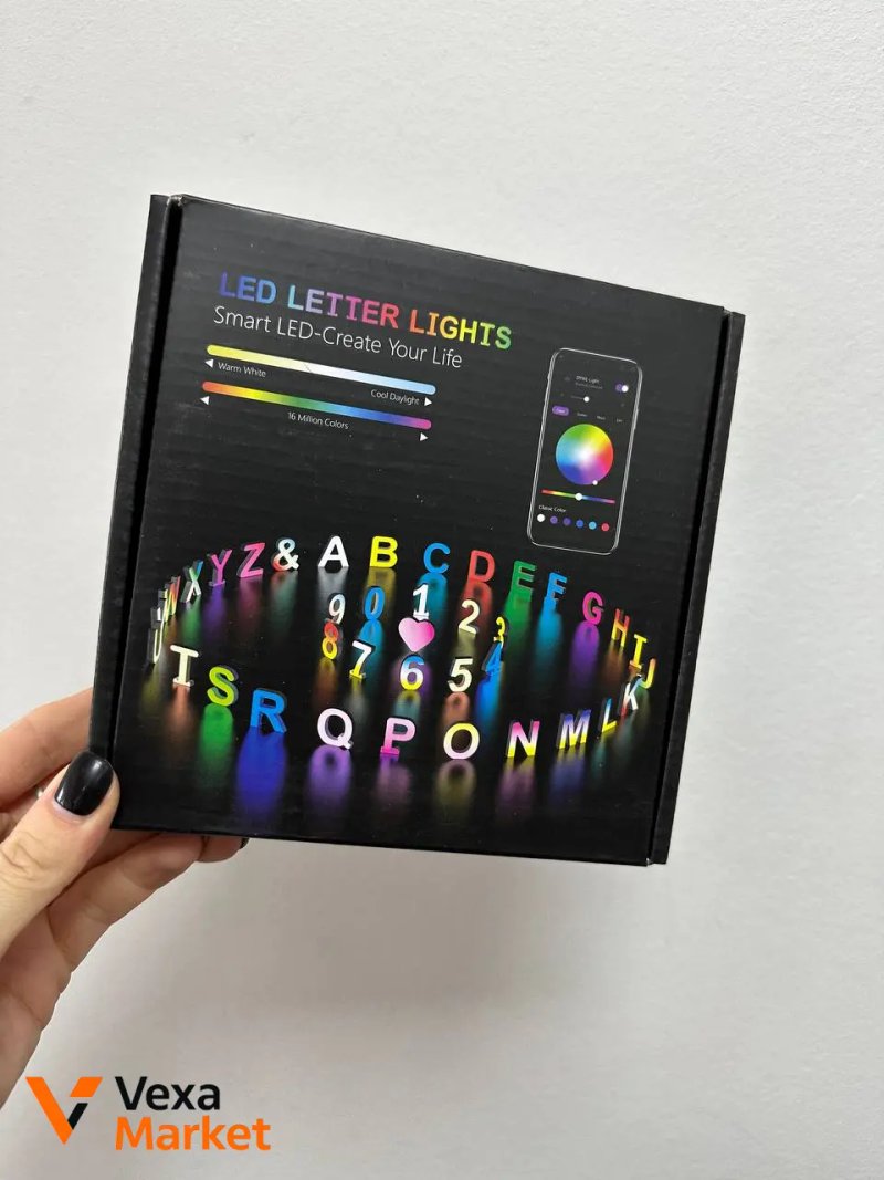 LED цифри з підсвіткою та керуванням через додаток — фото 2