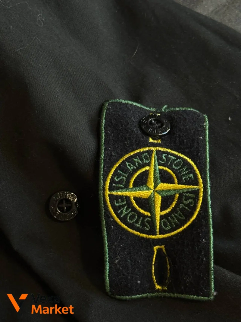Вітровка Stone Island чорна розмір Л — фото 2