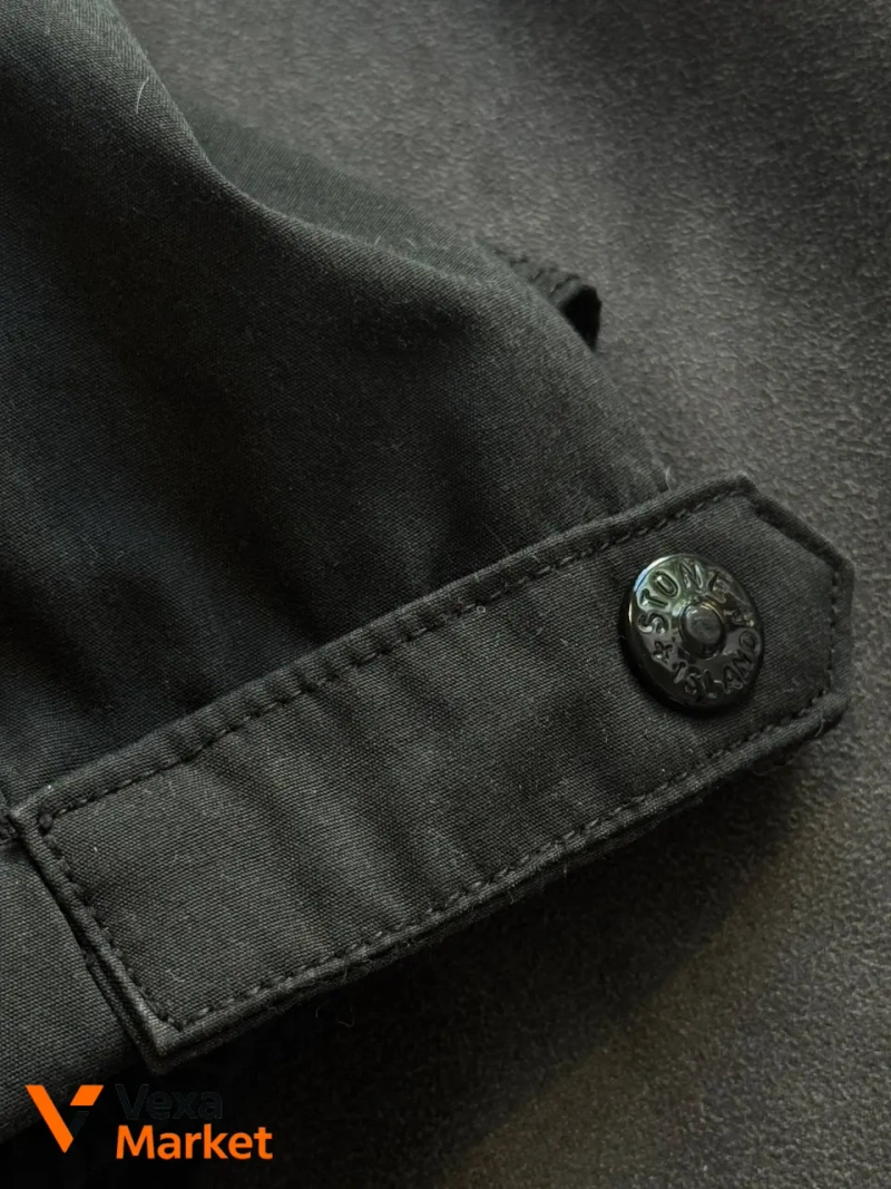 Вітровка Stone Island чорна розмір Л — фото 3