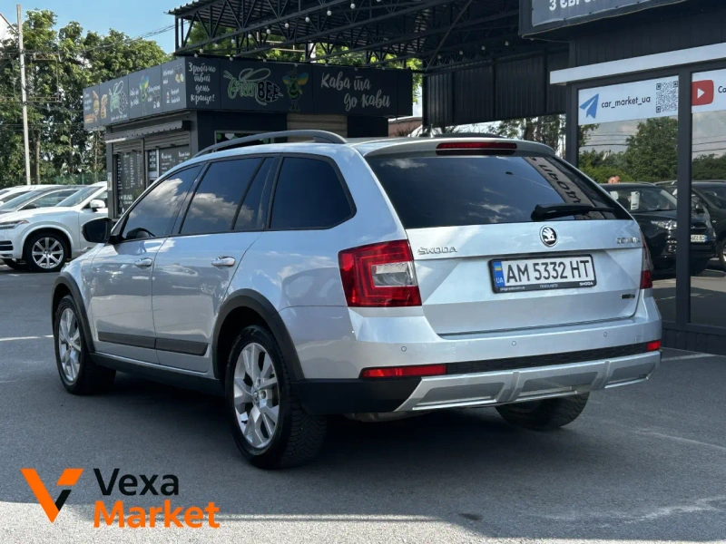 Skoda Octavia Scout II покоління/A7 2014 Дизель 2.0л Автомат Сірий — фото 3