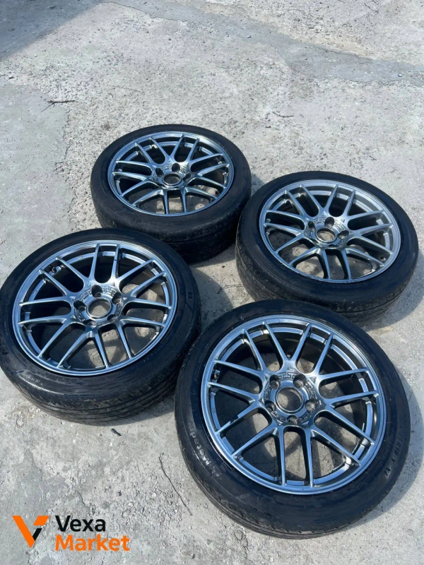 Диски R18 5x120 8J ET30 с резиной 225/45 R18